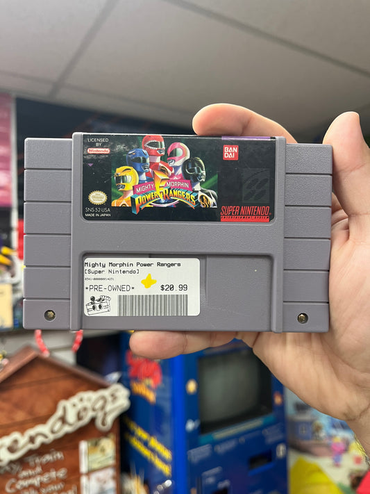 Mighty Morphin Power Rangers - SNES Loose
