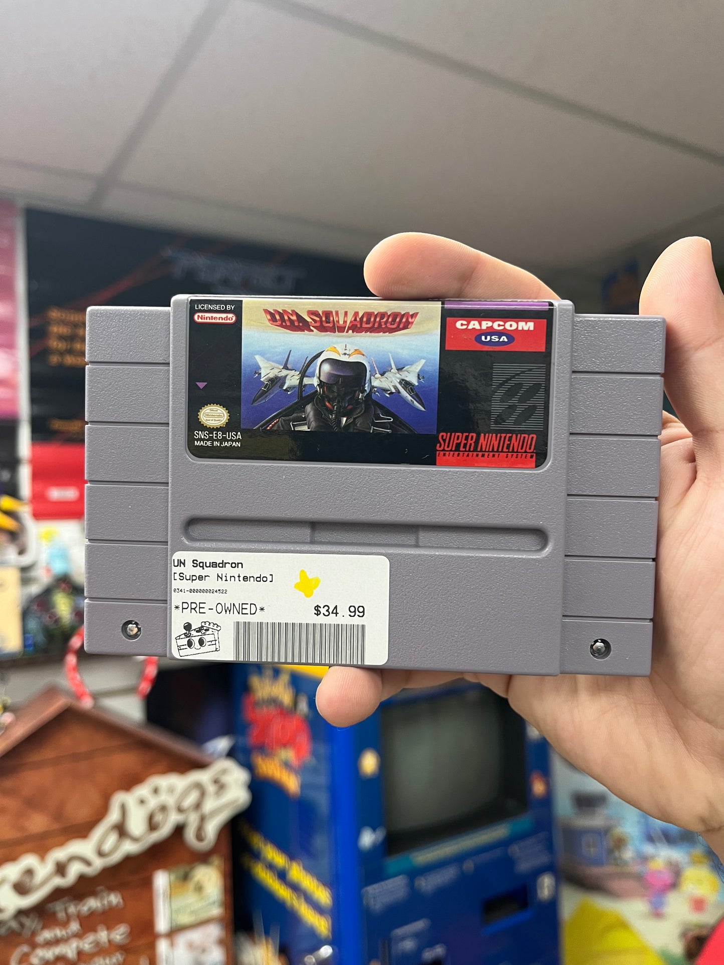 UN Squadron - SNES Loose