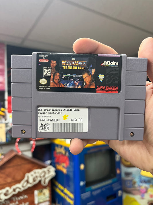 WWF Wrestlemania Arcade Game - SNES Loose
