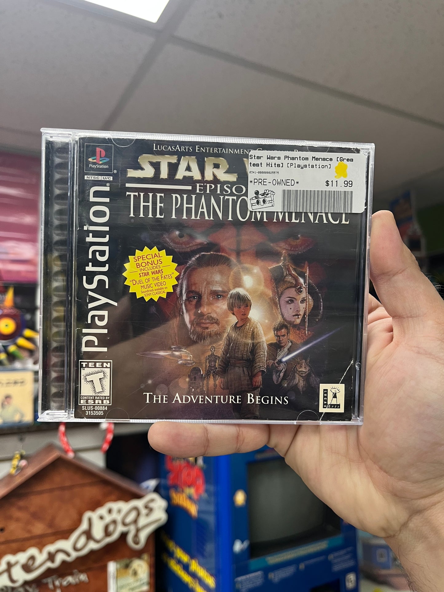 Star Wars Phantom Menace - PS1 CiB