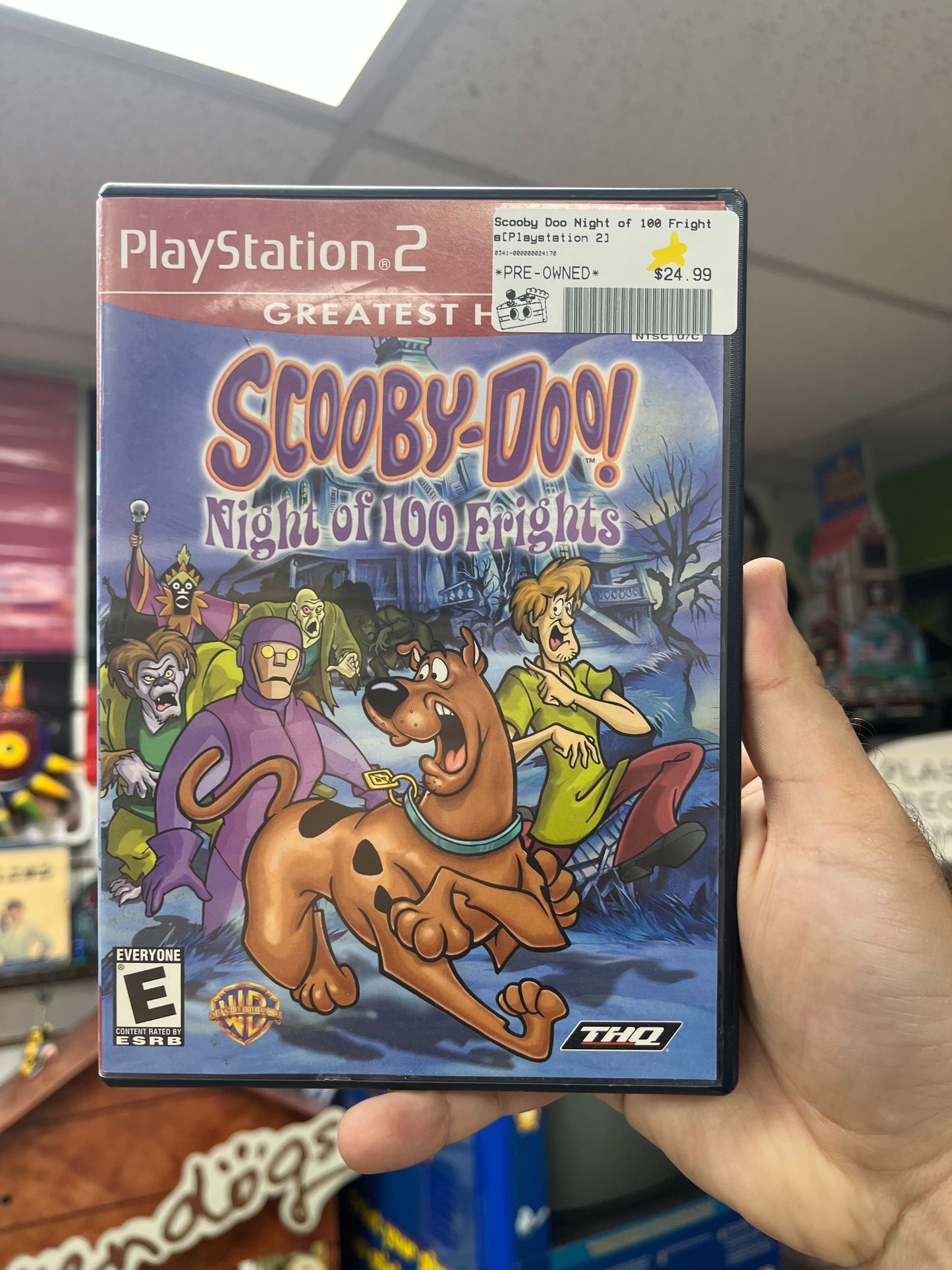 Scooby Doo Night of 100 Frights [Greatest Hits] - PS2 CiB