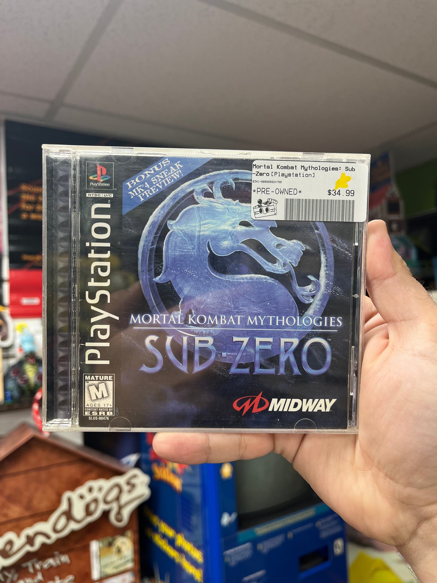Mortal Kombat Mythologies: Sub-Zero - -PS1 CiB