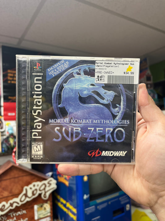 Mortal Kombat Mythologies: Sub-Zero - -PS1 CiB