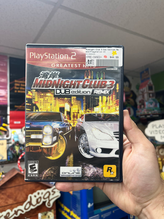 Midnight Club 3 Dub Edition Remix [Greatest Hits] - PS2 Boxed
