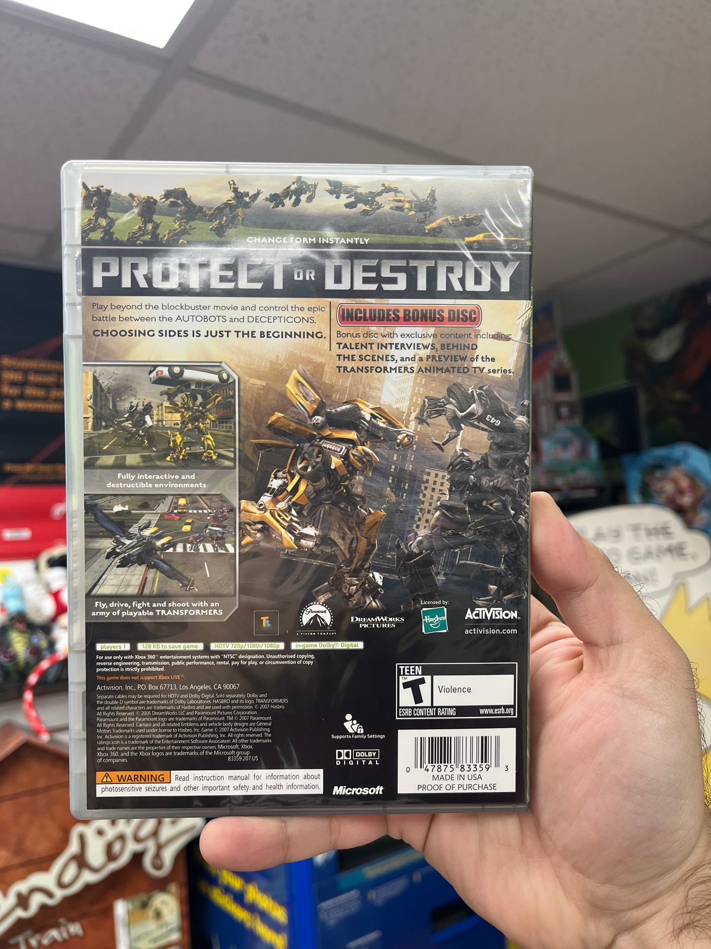 Transformers: The Game [Platinum Hits] - Xbox 360 Sealed