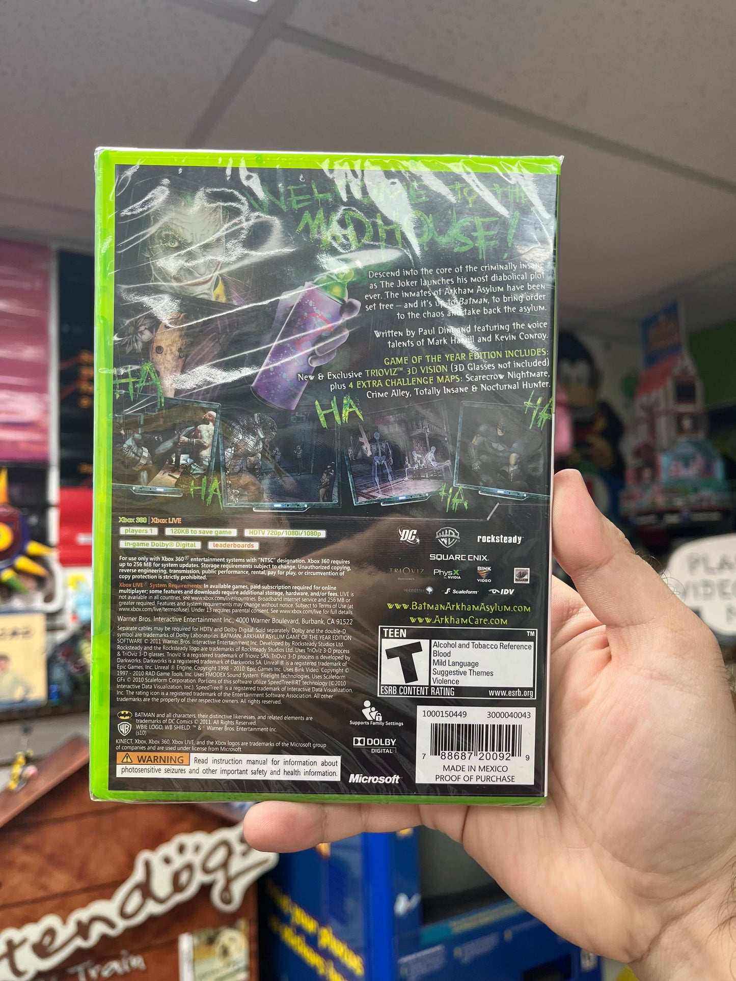 Batman Arkham Asylum [GOTY Edition] - Xbox 360 Sealed