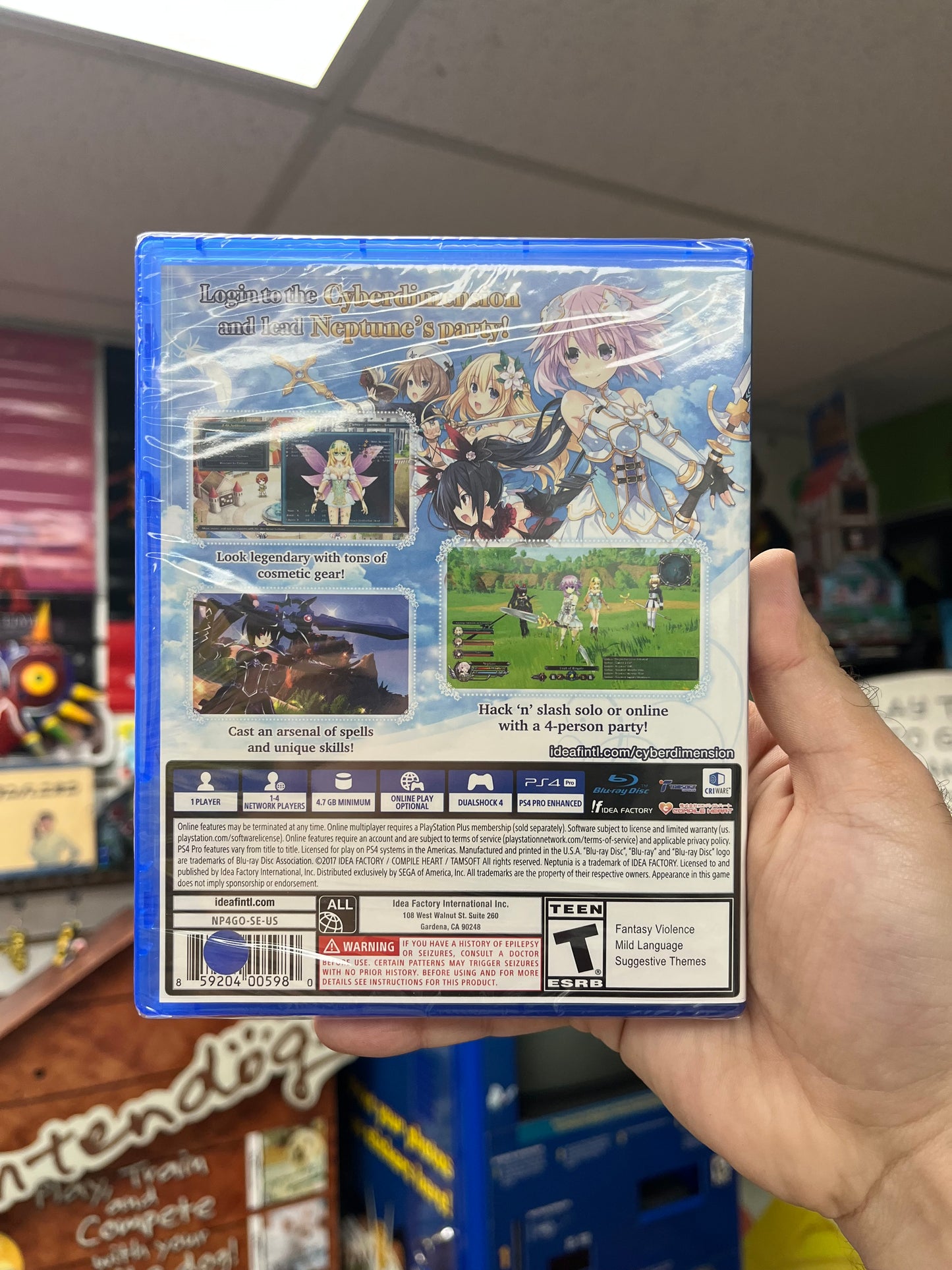 Cynerdimension Neptunia: 4 Goddesses Online - PS4 Sealed