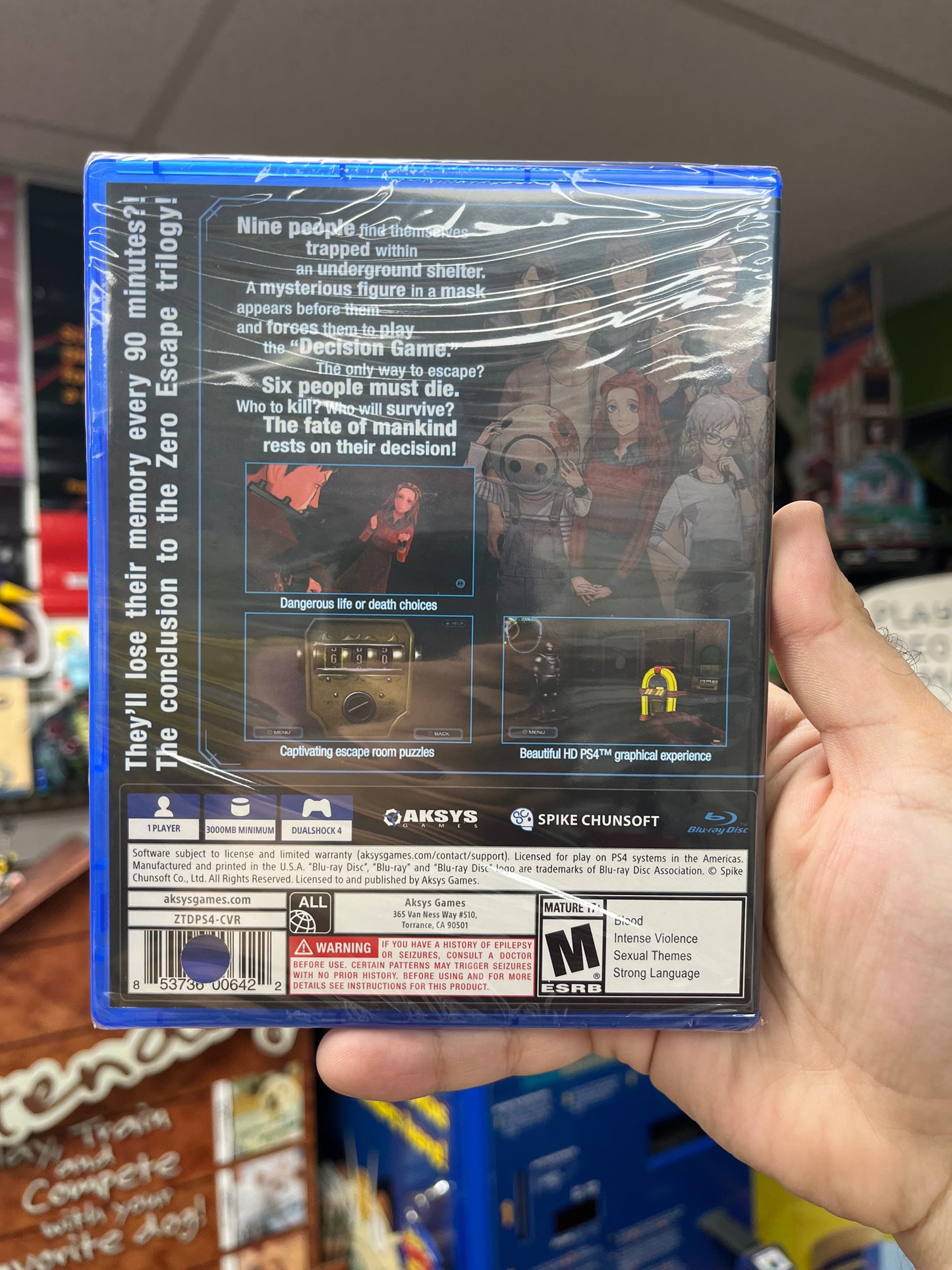 Zero Time Dilemma - PS4 Sealed