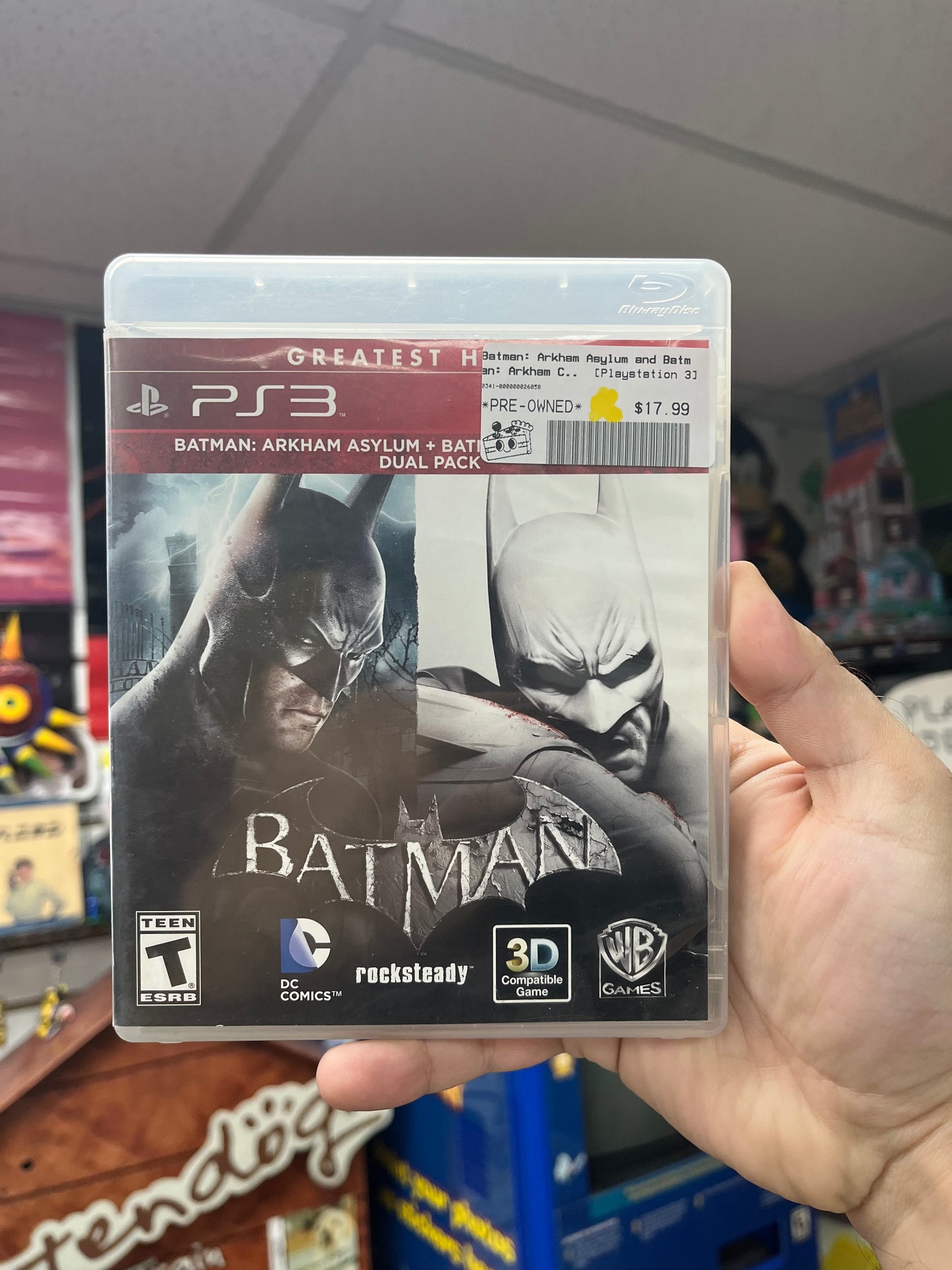 Batman: Arkham Asylum & Arkham City Dual Pack [Greatest Hits] - PS3 CiB