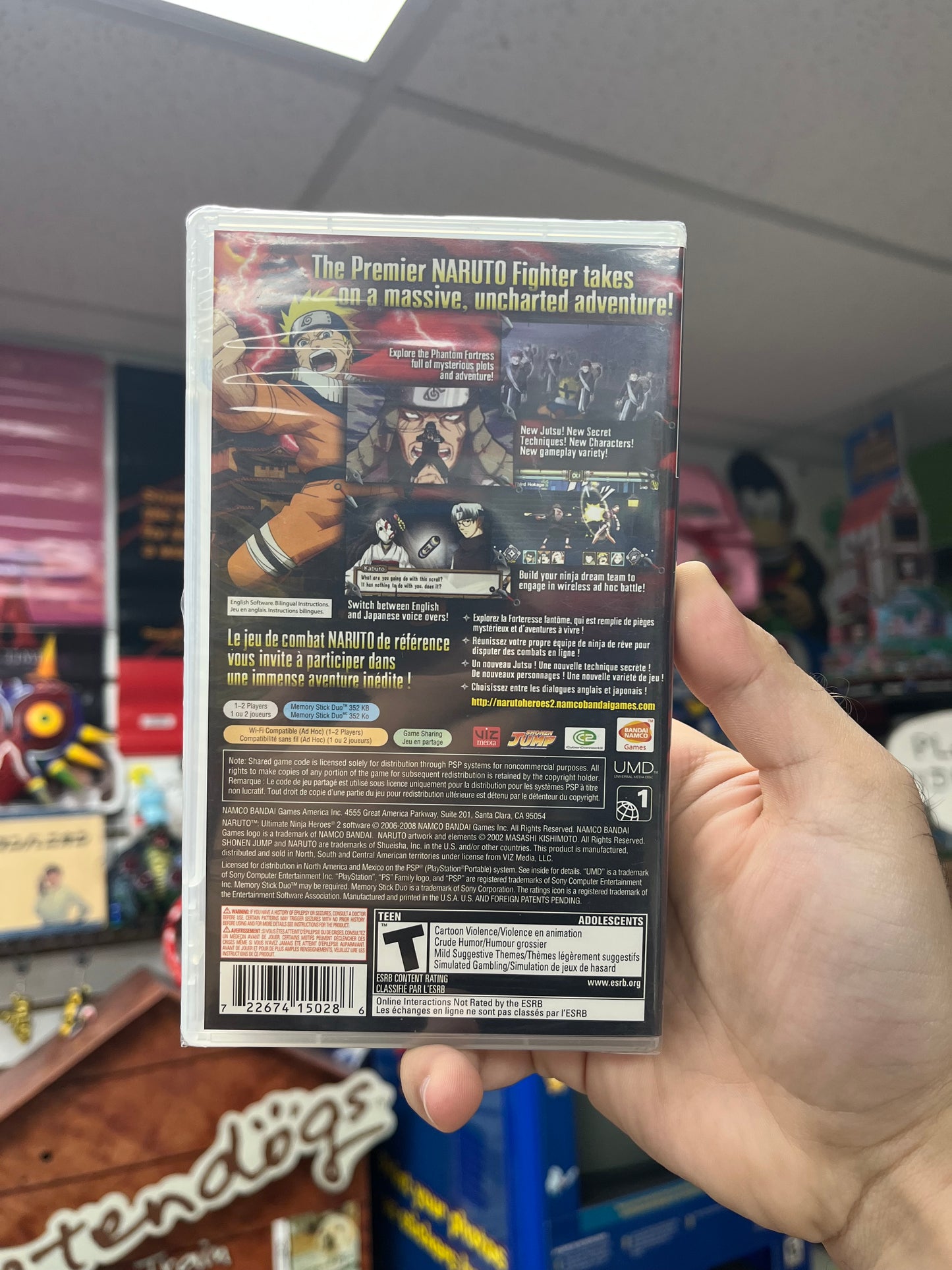 Naruto Ultimate NInja Heroes 2 The Phantom Fortress - PSP Sealed