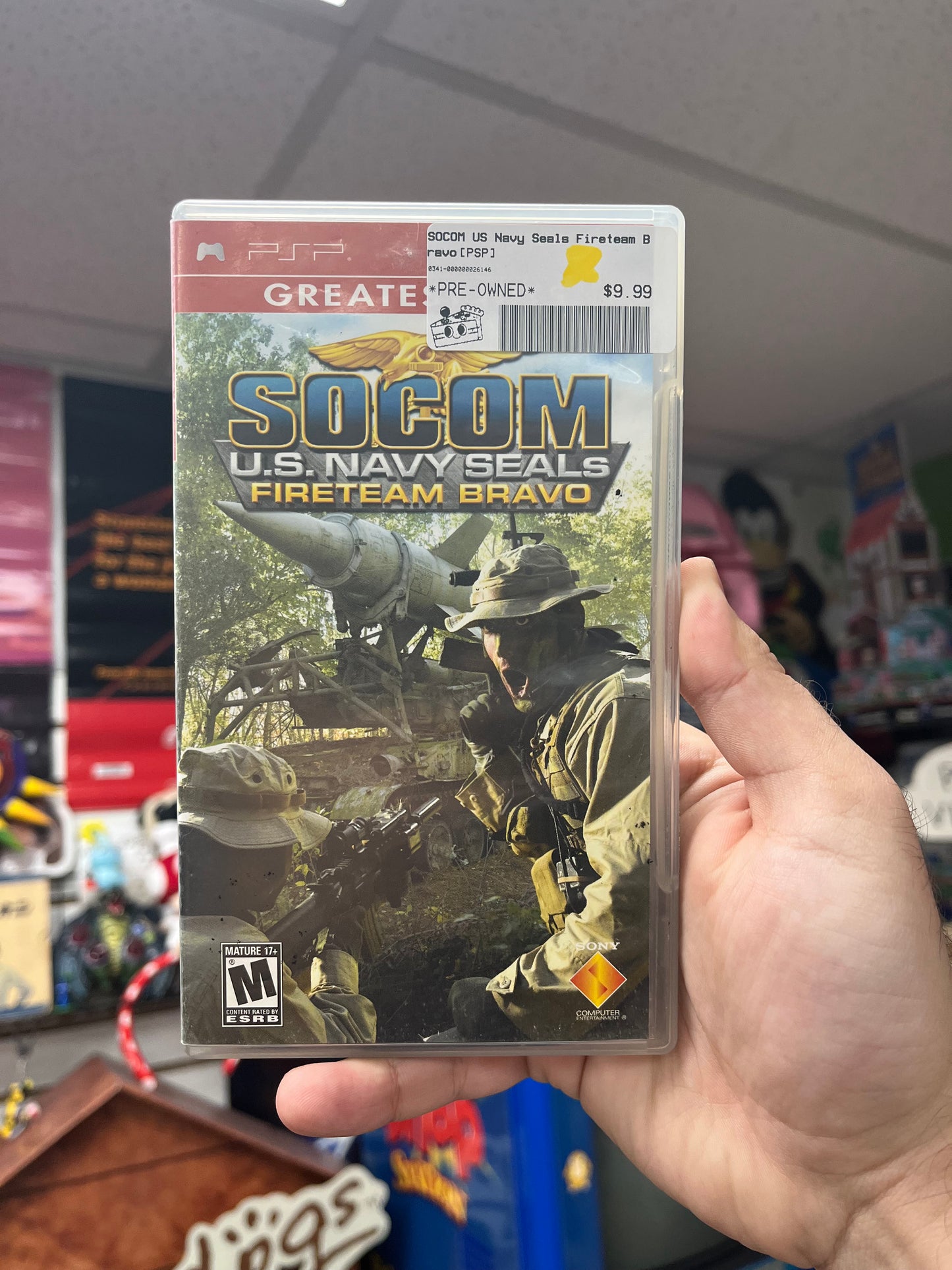 SOCOM US Navy Seals Fireteam Bravo [Greatest Hits] - PSP CiB