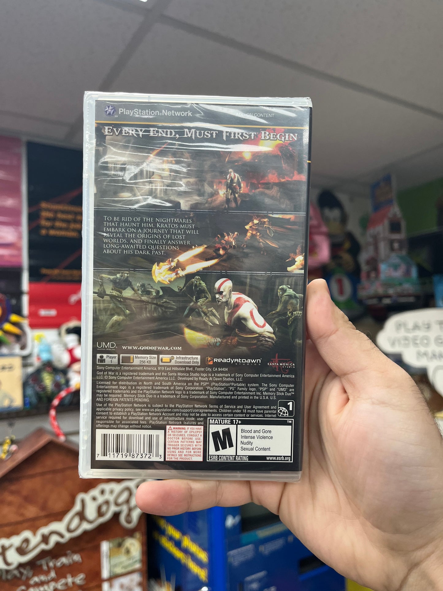God of War: Ghost of Sparta - PSP Sealed