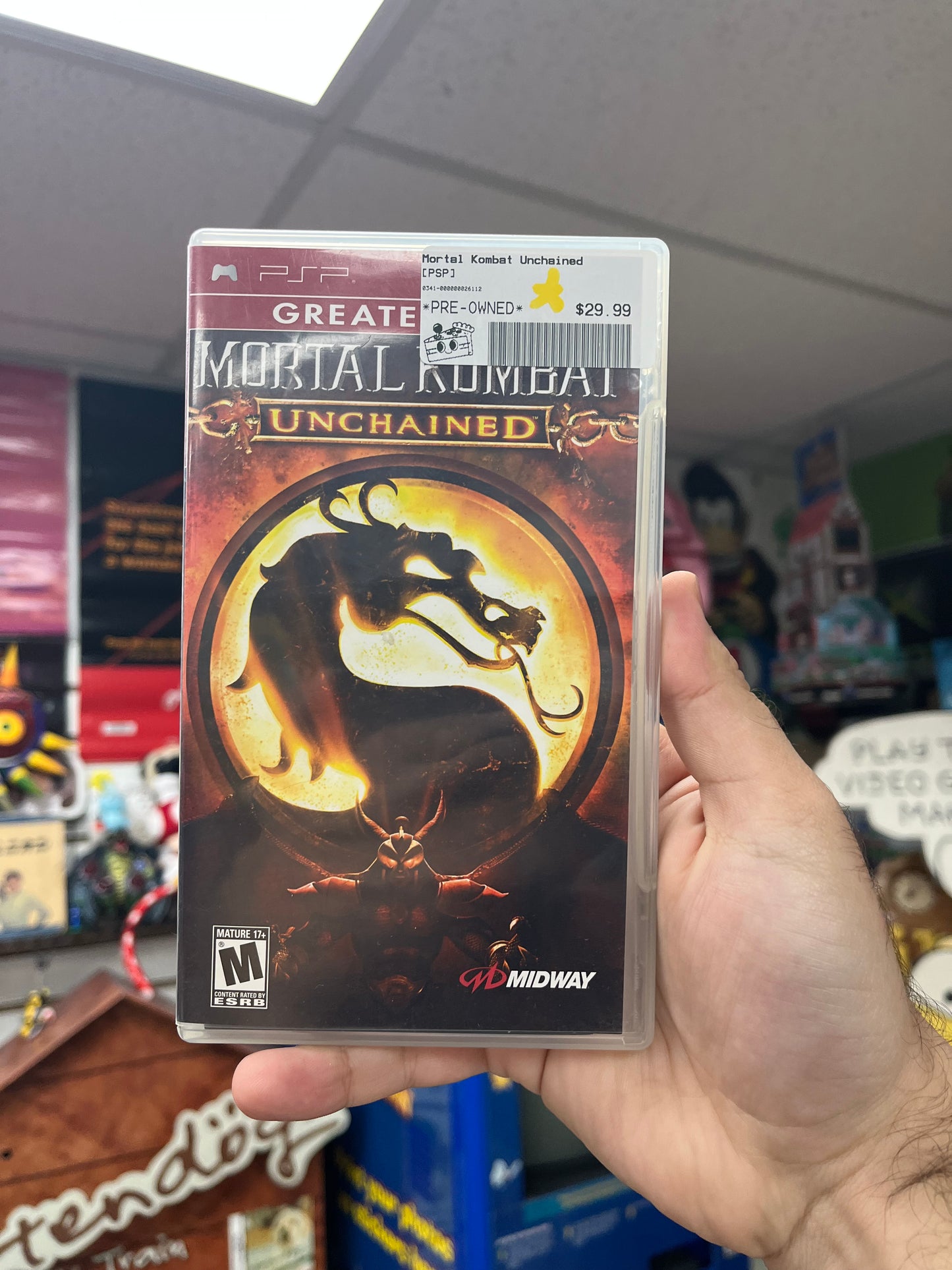 Mortal Kombat Unchained [Greatest Hits] - PSP CiB