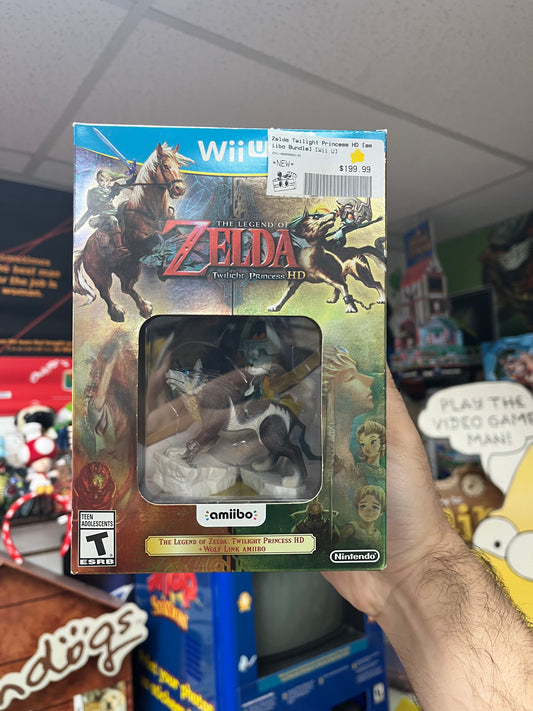 Zelda Twilight Princess HD [Amiibo Bundle] - Wii U Sealed