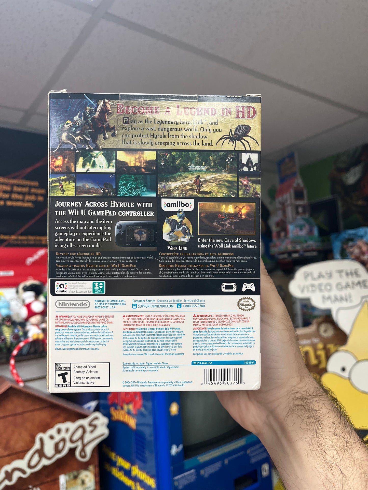 Zelda Twilight Princess HD [Amiibo Bundle] - Wii U Sealed