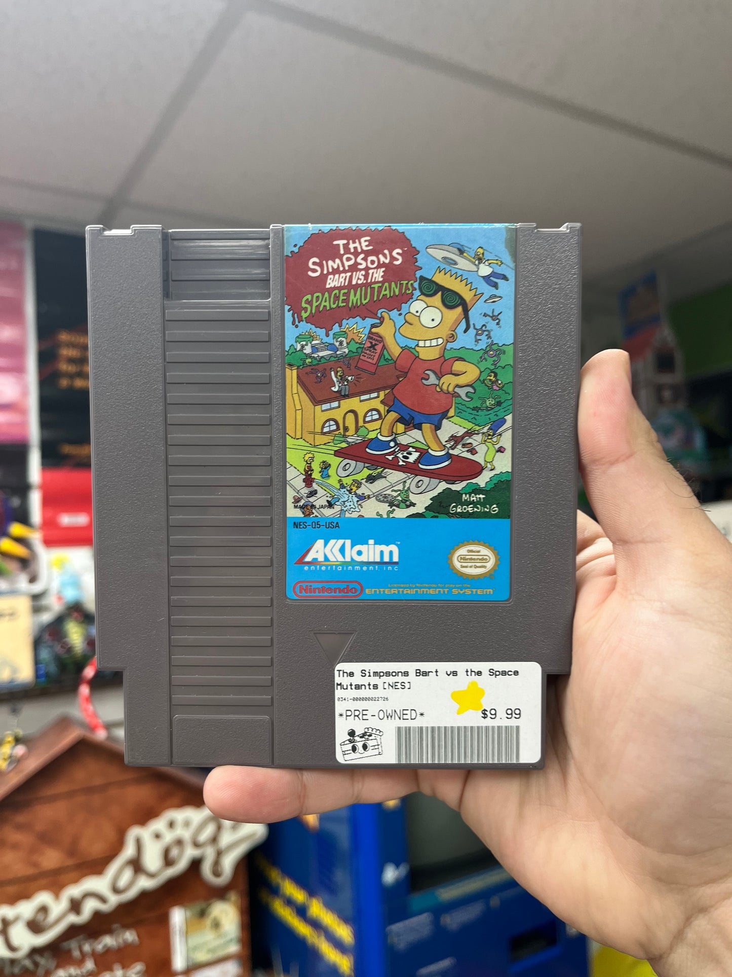 The Simpsons Bart vs. the Space Mutants - NES Loose