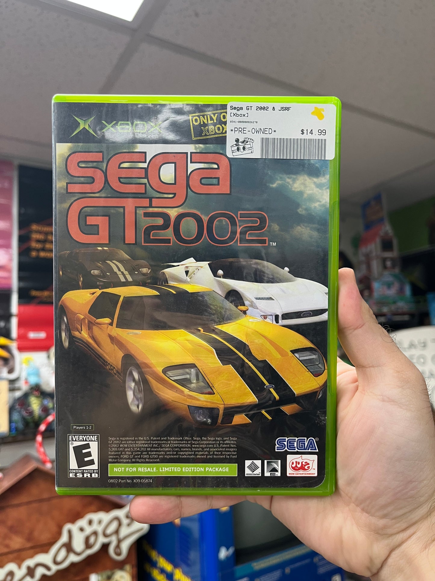 Sega GT 2002 & JSRF - Xbox CiB