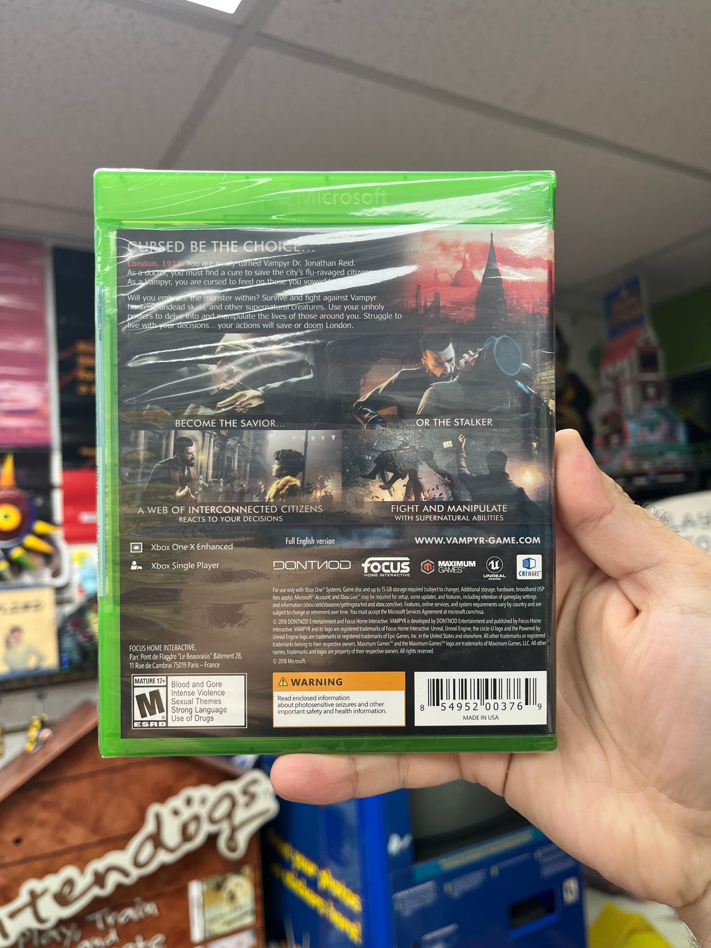 Vampyr - Xbox One Sealed