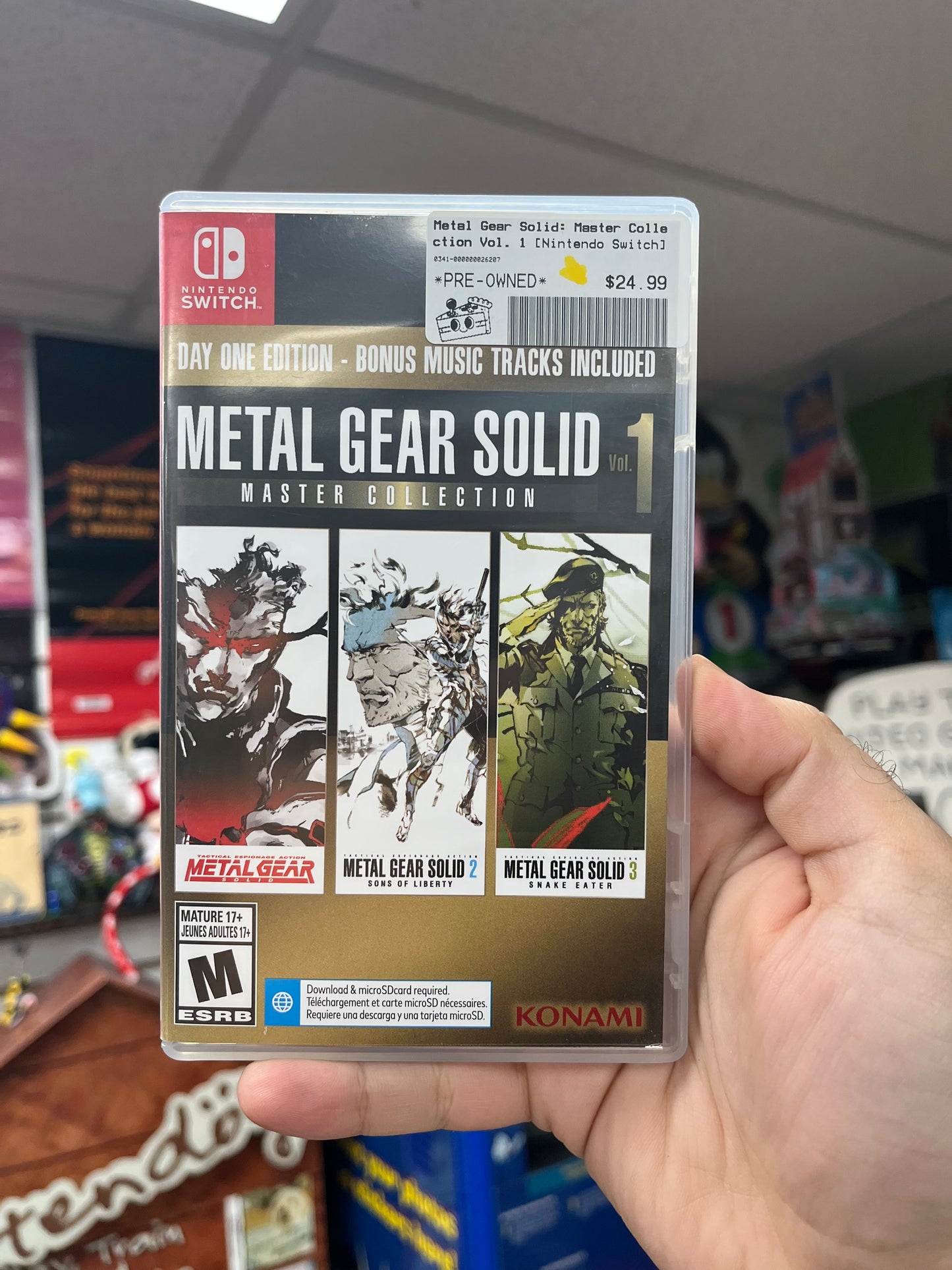 Metal Gear Solid Master Collection Vol. 1 - Switch CiB