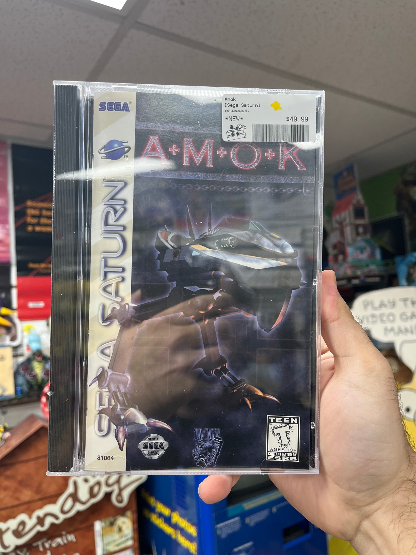 Amok - Sega Saturn Sealed