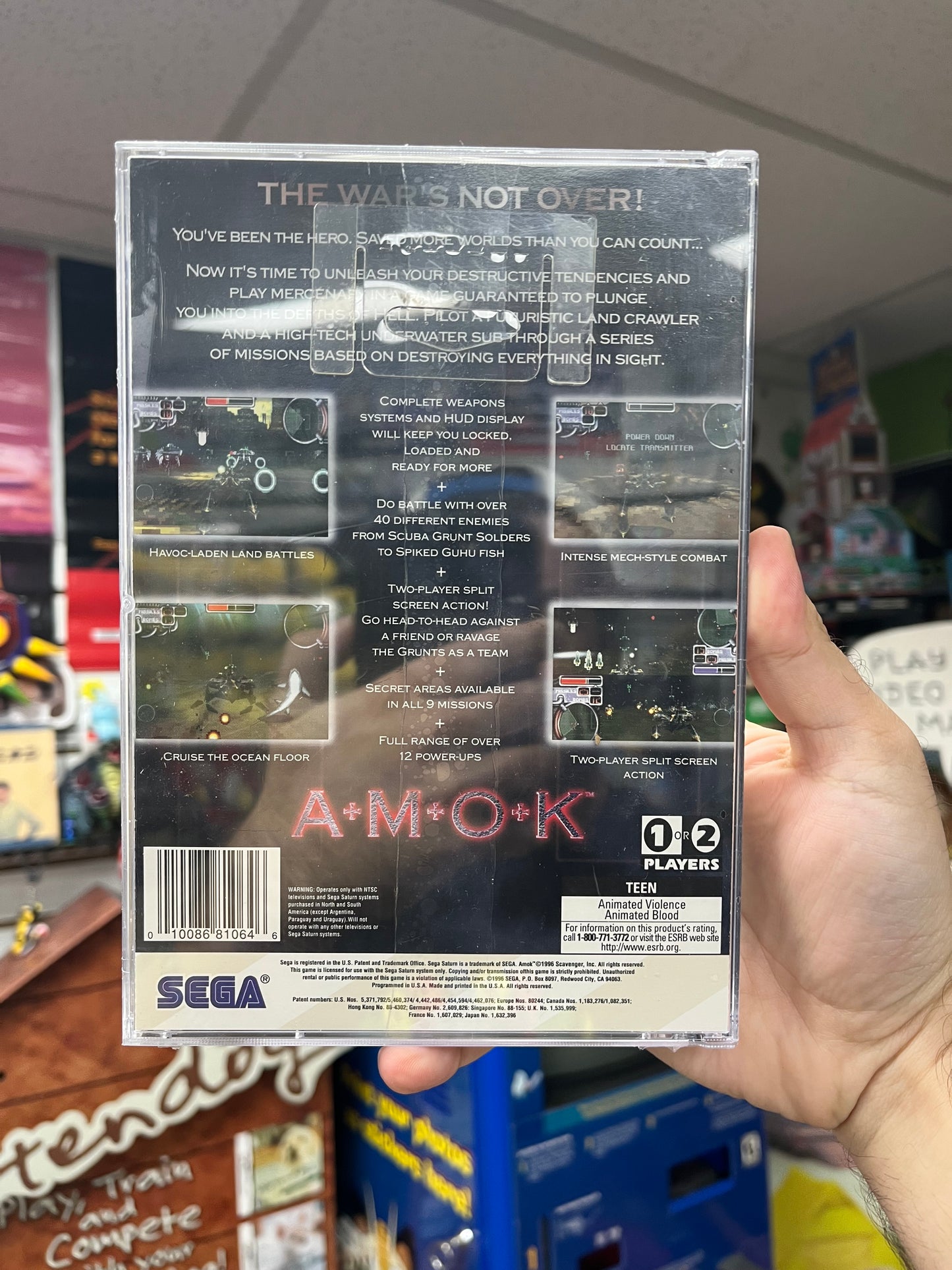 Amok - Sega Saturn Sealed