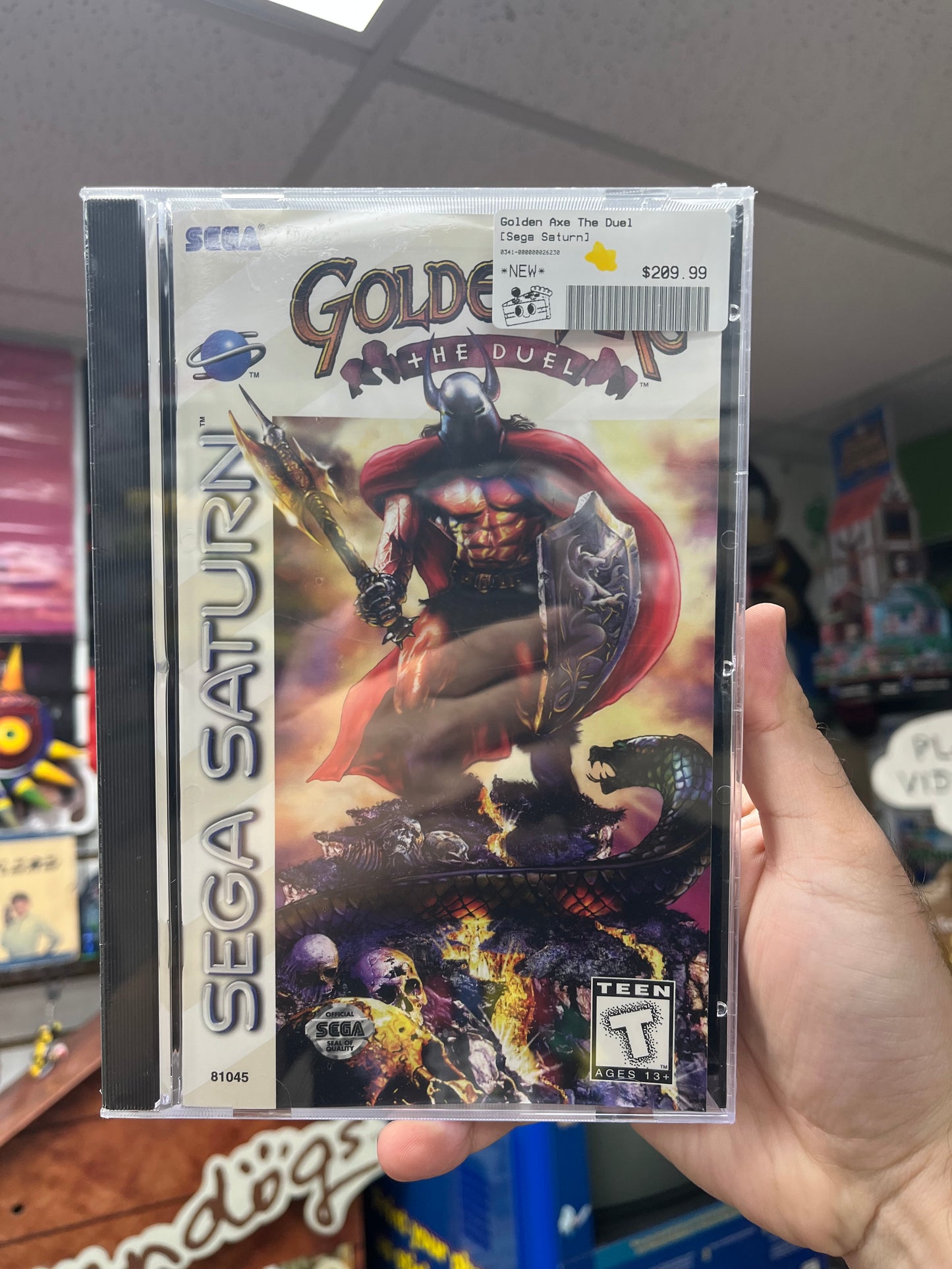 Golden Axe The Duel - Sega Saturn Sealed