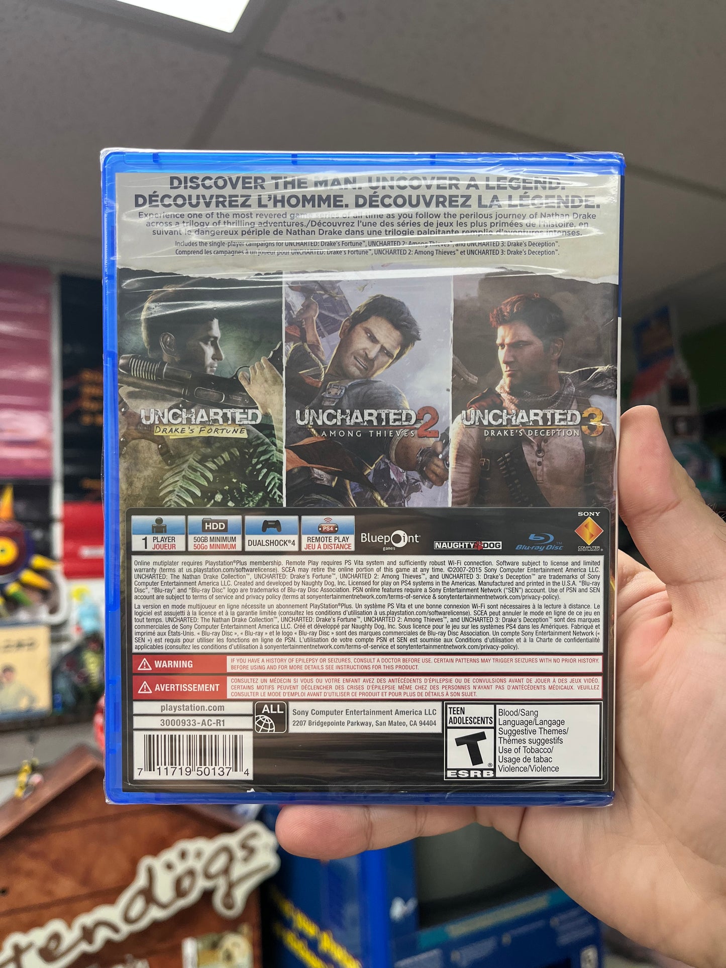 Uncharted The Nathan Drake Collection - PS4 Sealed