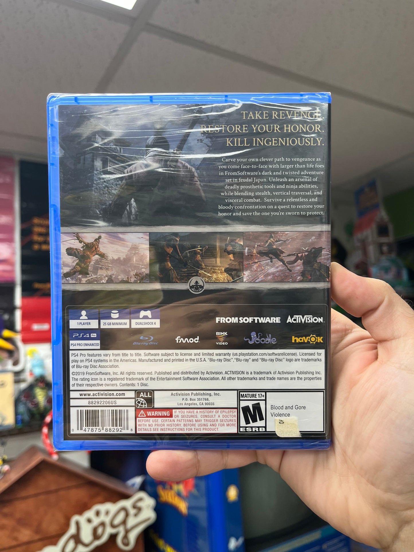 Sekiro: Shadows Die Twice - PS4 Sealed