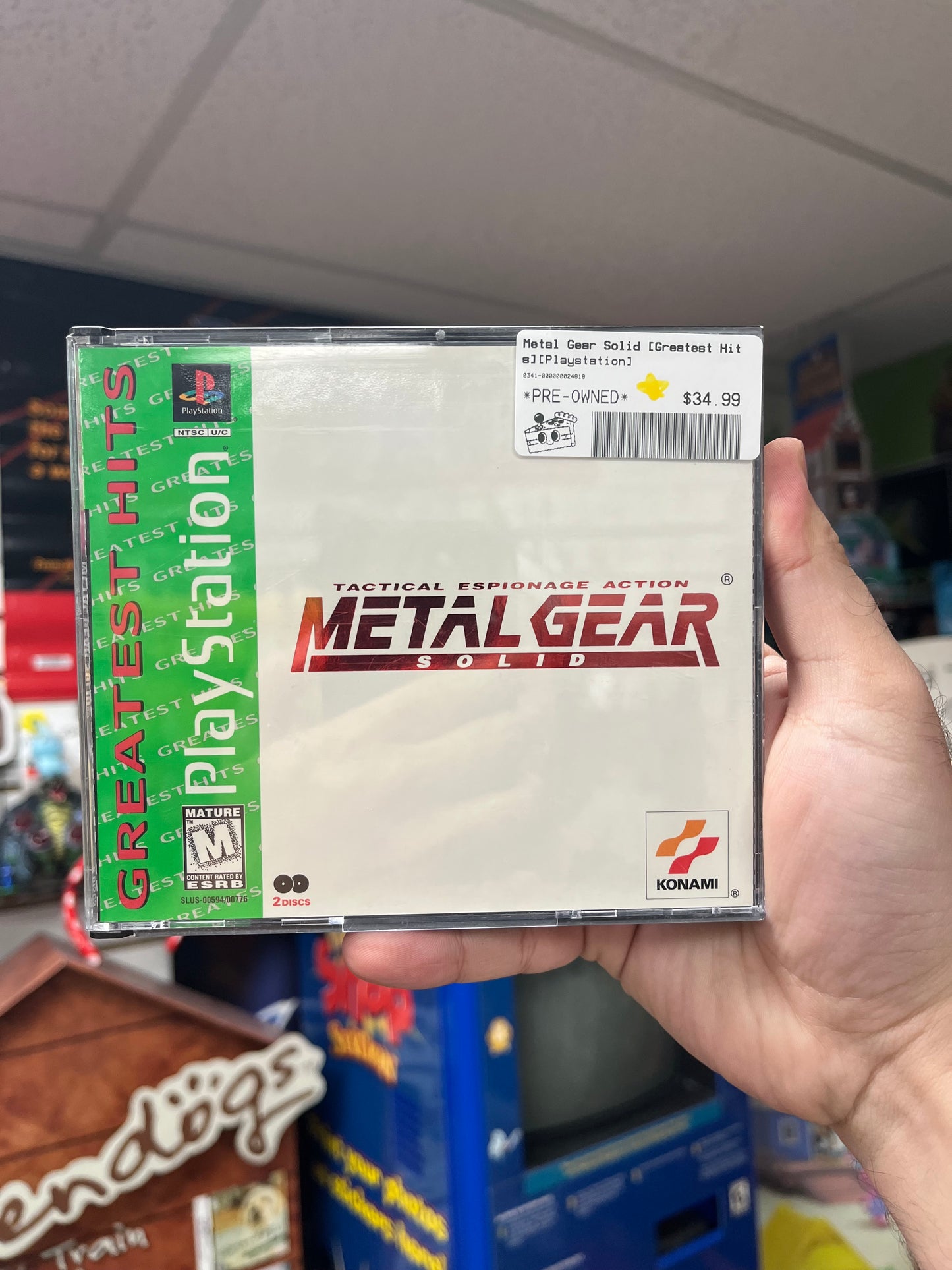 Metal Gear Solid [Greatest Hits] - PS1 CiB