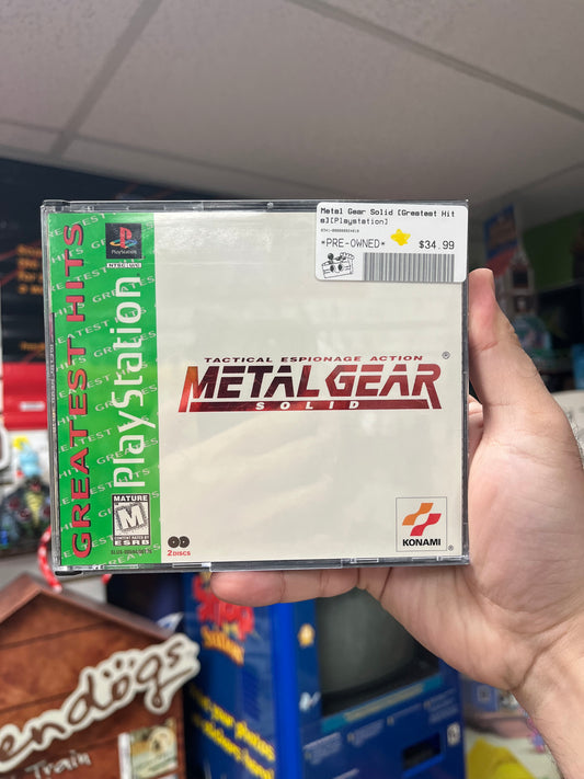 Metal Gear Solid [Greatest Hits] - PS1 CiB