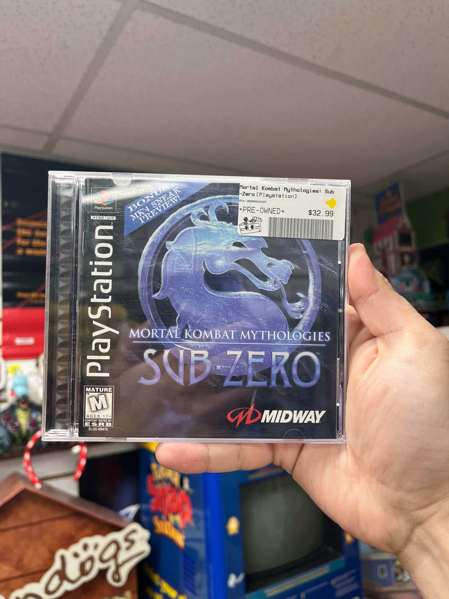 Mortal Kombat Mythologies: Sub-Zero - PS1 CiB