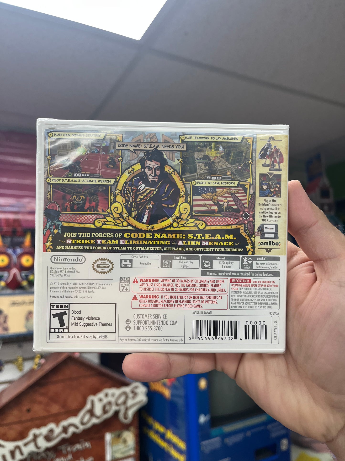 Code Name: S.T.E.A.M. - 3DS Sealed