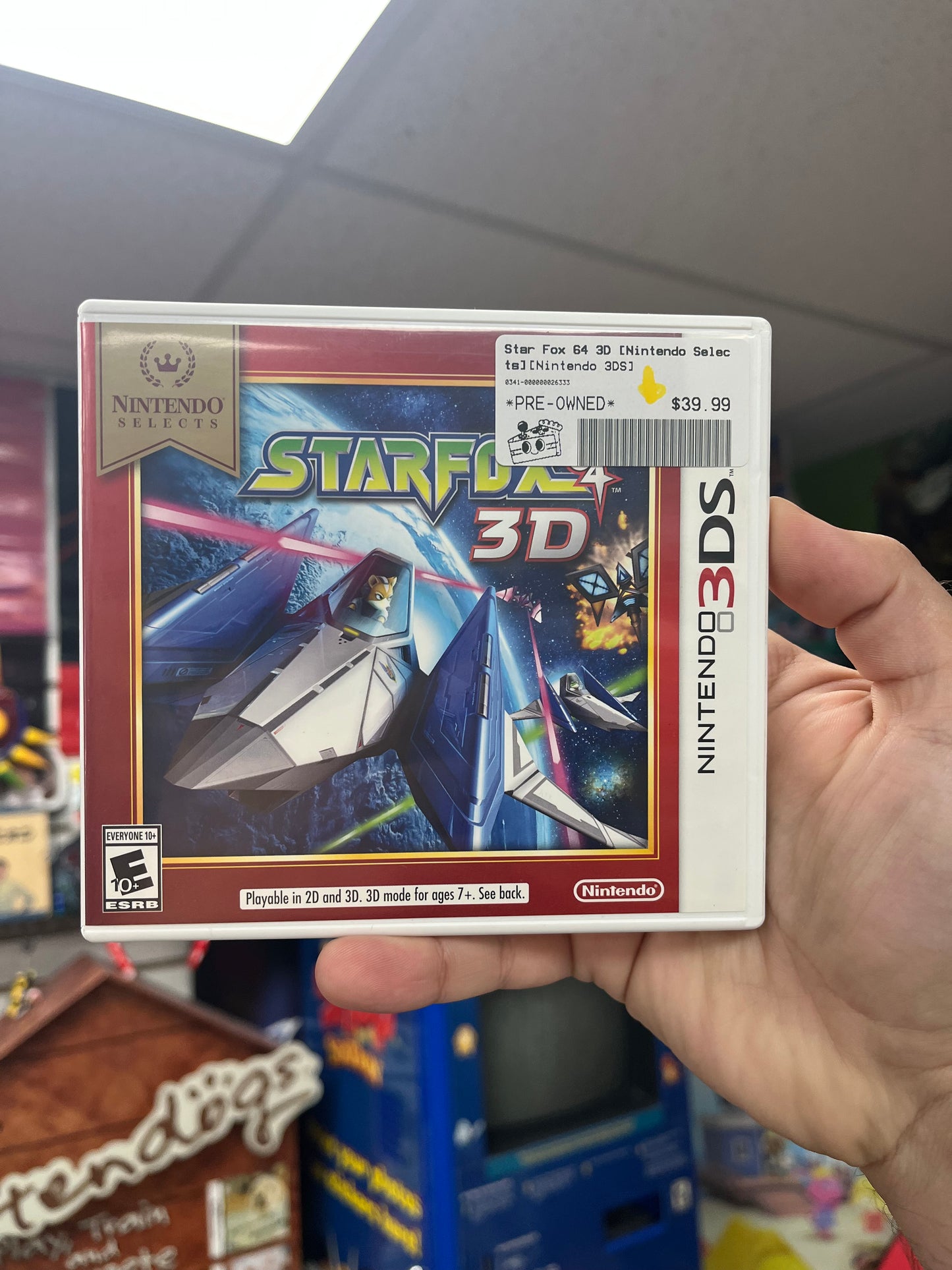 Star Fox 3D [Nintendo Selects] - 3DS CiB