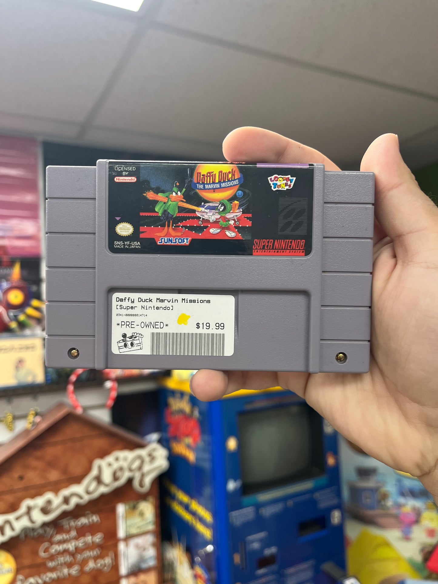 Daffy Duck Marvin Missions - SNES Loose