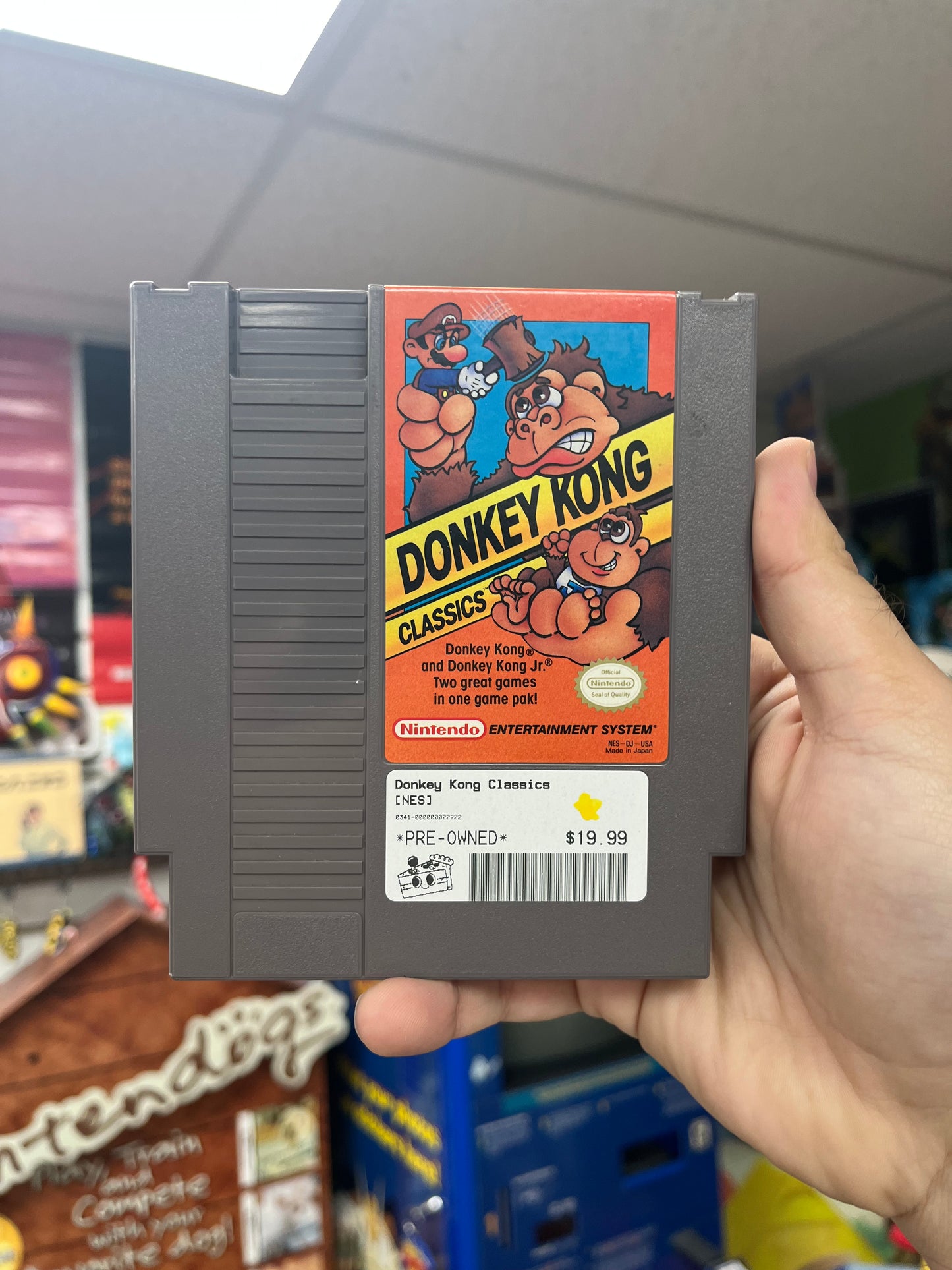 Donkey Kong Classics - NES Loose