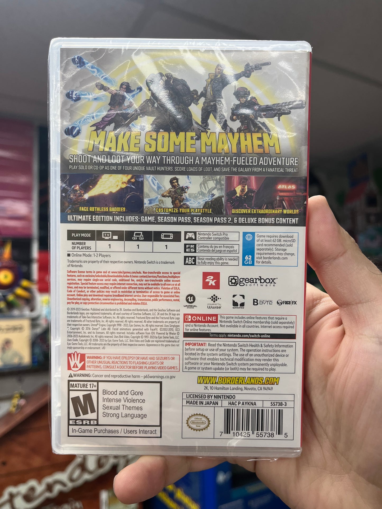 Borderlands 3: Ultimate Edition - Switch Sealed