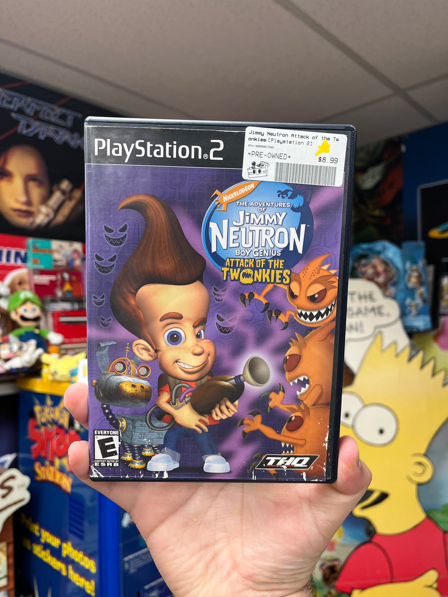 Jimmy Neutron Attack of the Twonkies - PS2 CiB