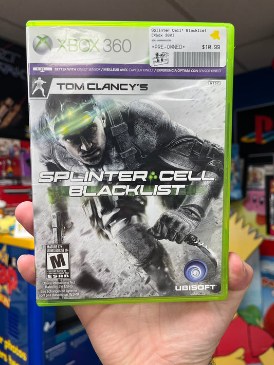 Splinter Cell Blacklist - Xbox 360 CiB