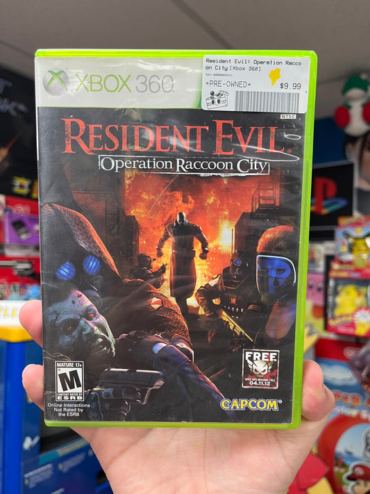 Resident Evil Operation Raccoon City - Xbox 360 CiB
