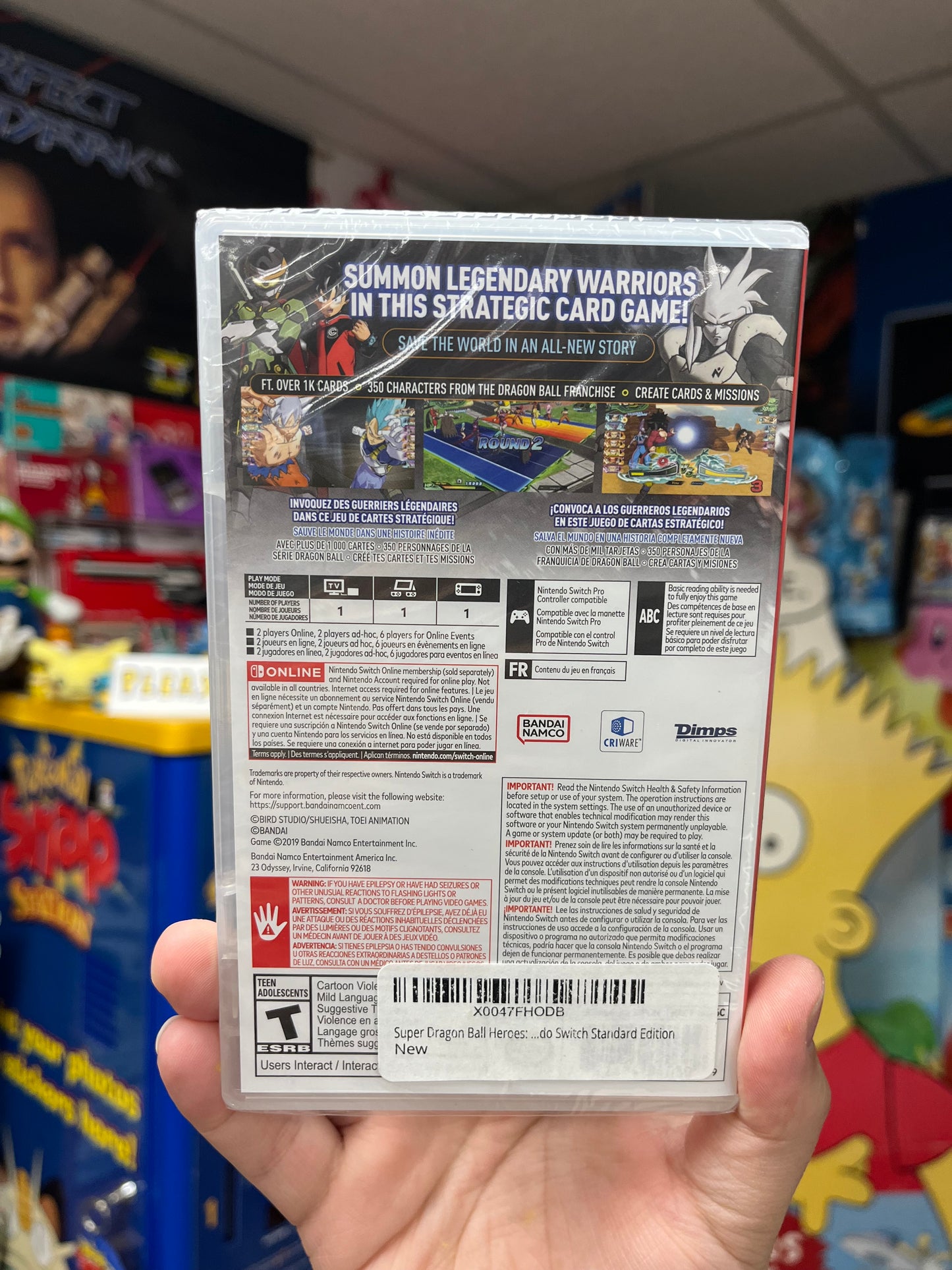 Super Dragon Ball Heroes World Mission - Switch Sealed