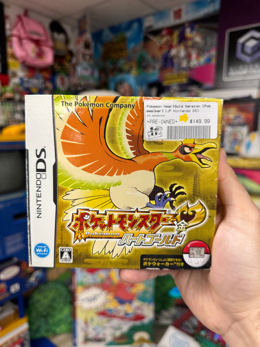 Pokemon HeartGold Version JP Big Box W/ Pokewalker