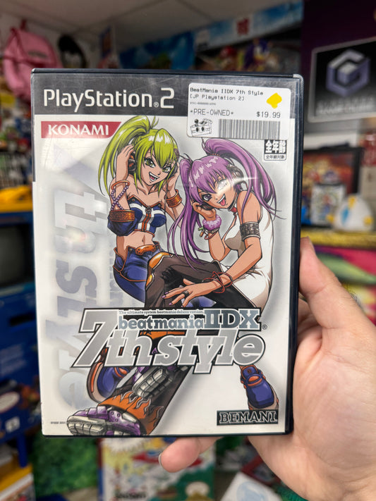 BeatManie IIDX 7th Style PS2 CIB