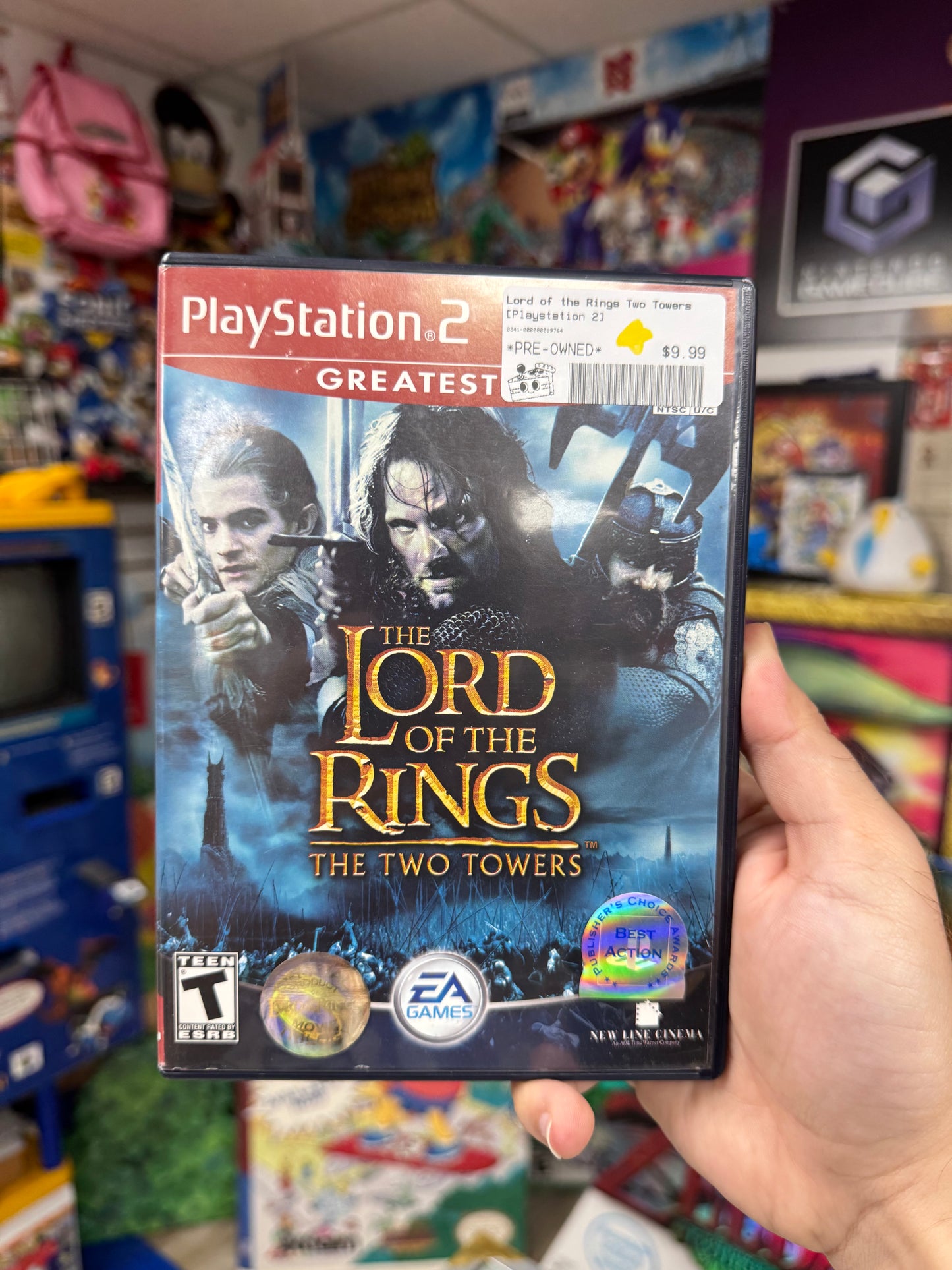 Lord of the Rings the Two Towers PS2 CIB