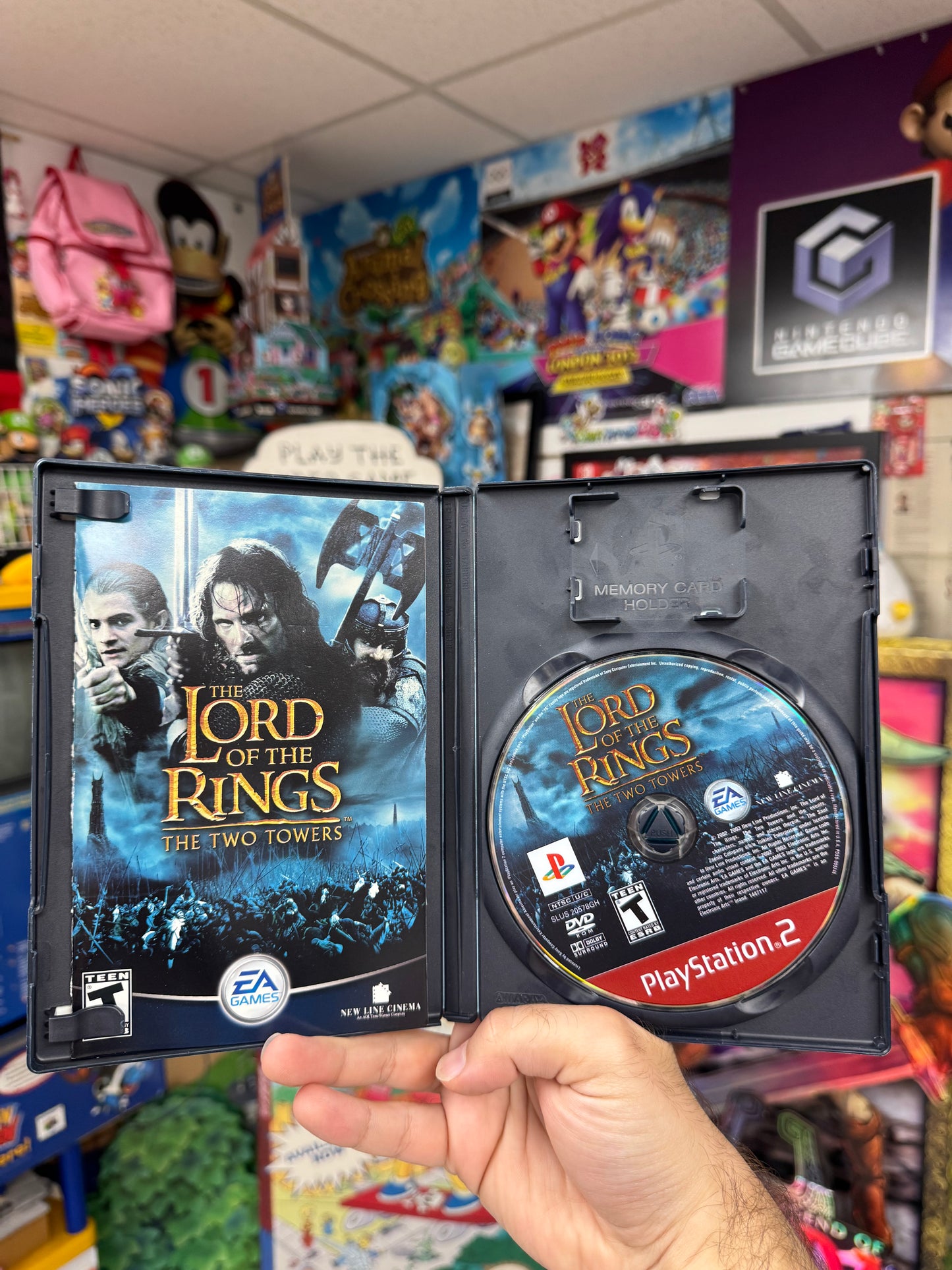 Lord of the Rings the Two Towers PS2 CIB