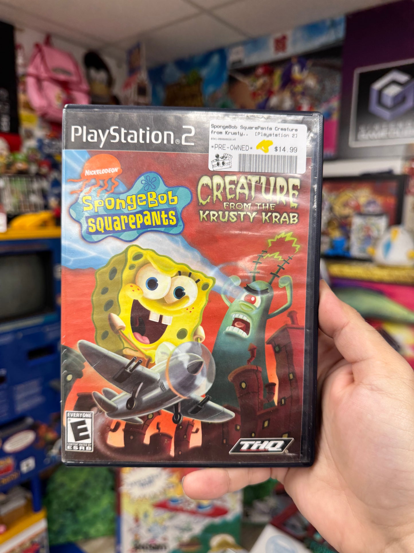 Spongebob Squarepants Creature from the Krusty Krab PS2 Boxed