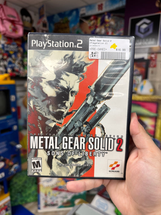 Metal Gear Solid 2 Sons of Liberty PS2 CIB