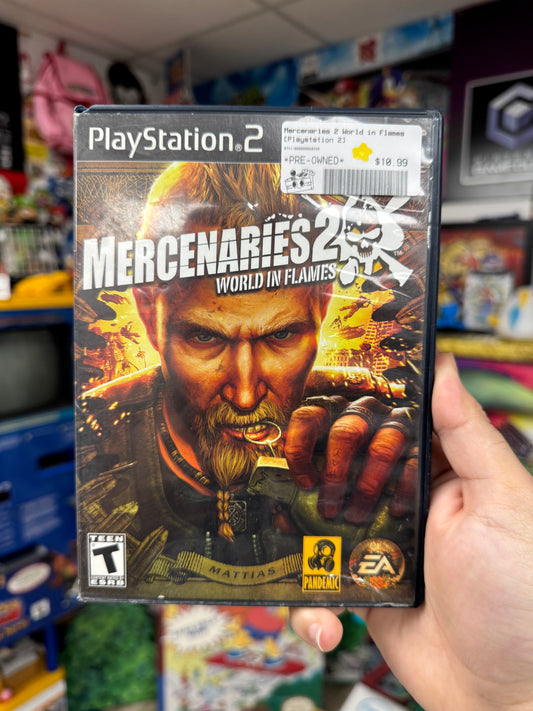 Mercenaries 2 World in Flames PS2 CIB