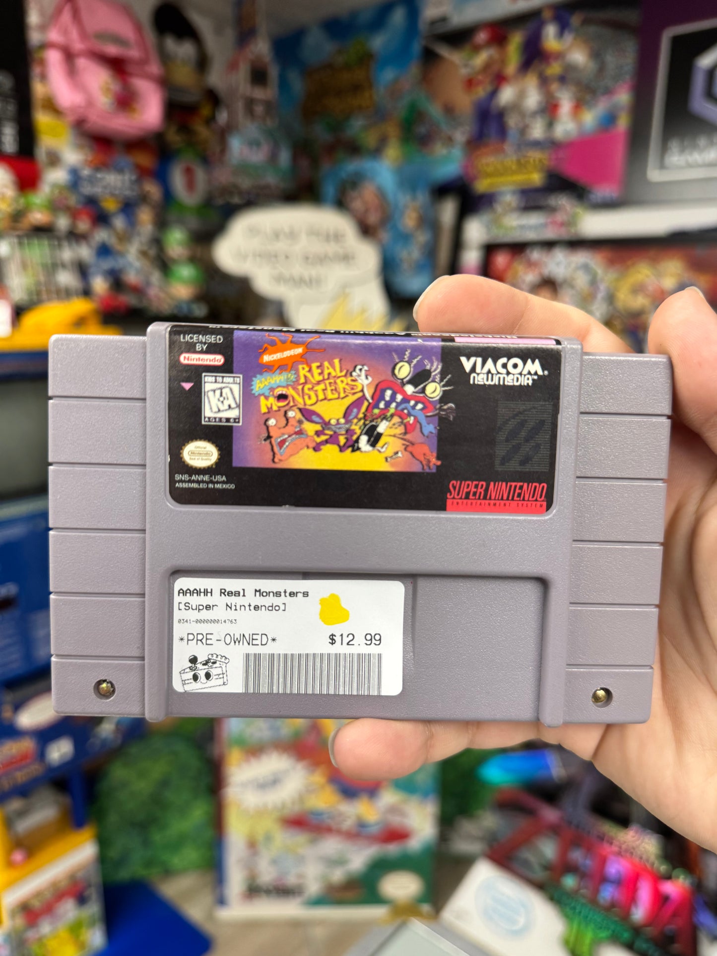 AAAHH Real Monsters SNES