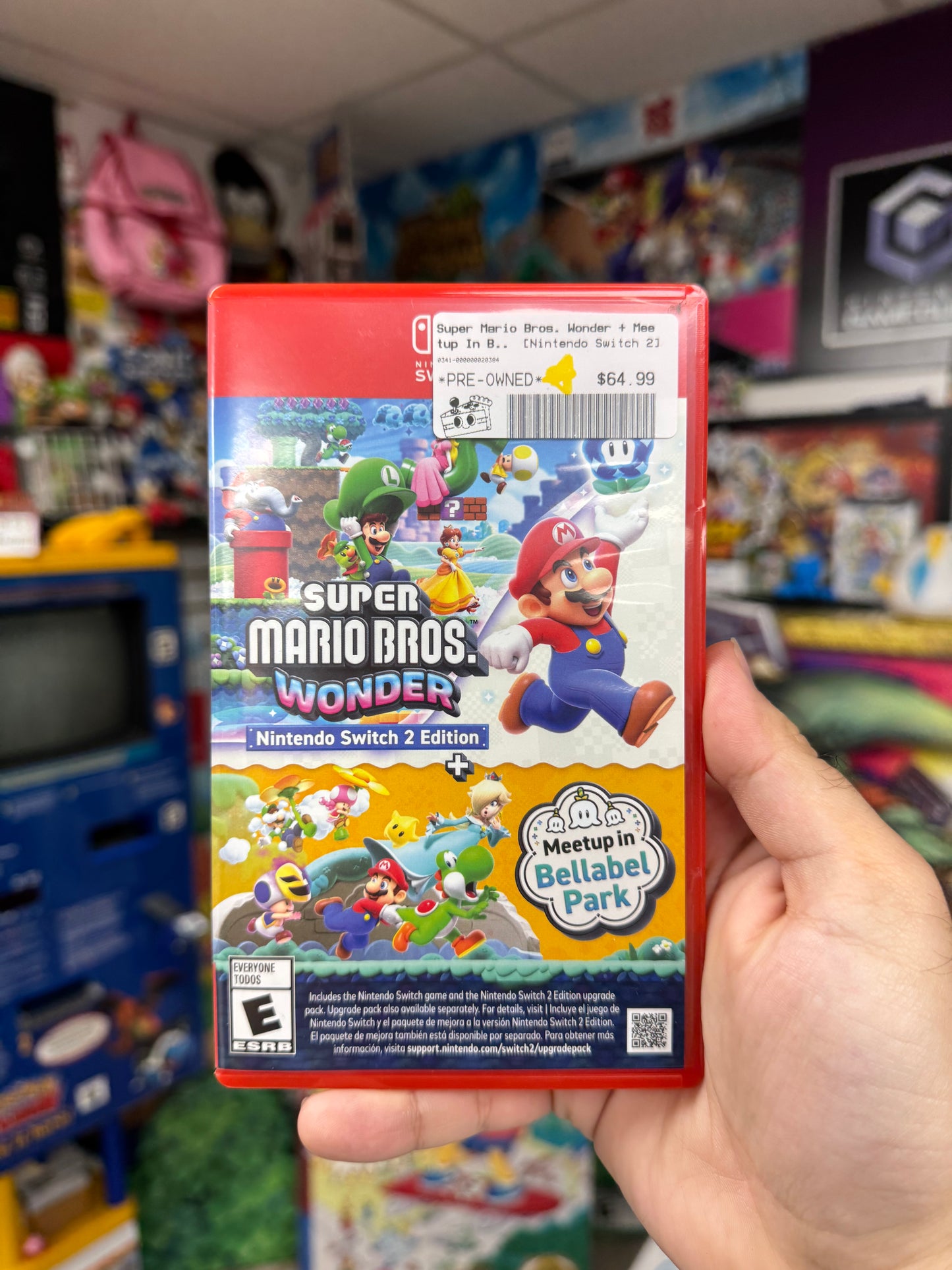 Super Mario Wonder + Meetup in Bellabel Park Switch 2 CIB