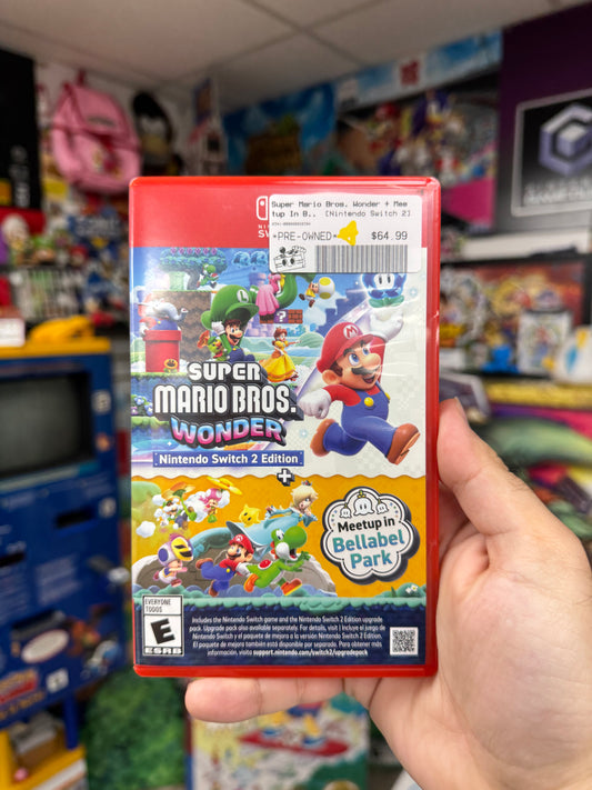 Super Mario Wonder + Meetup in Bellabel Park Switch 2 CIB